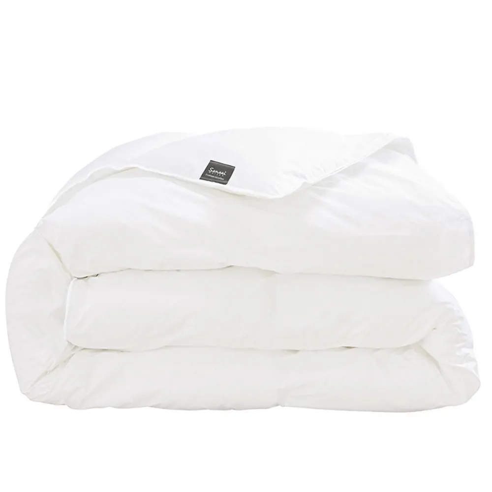 Couette naturelle - Chaude - 70% duvet anti-acarienne 200x200 cm APPALACHES>Sensei Maison
