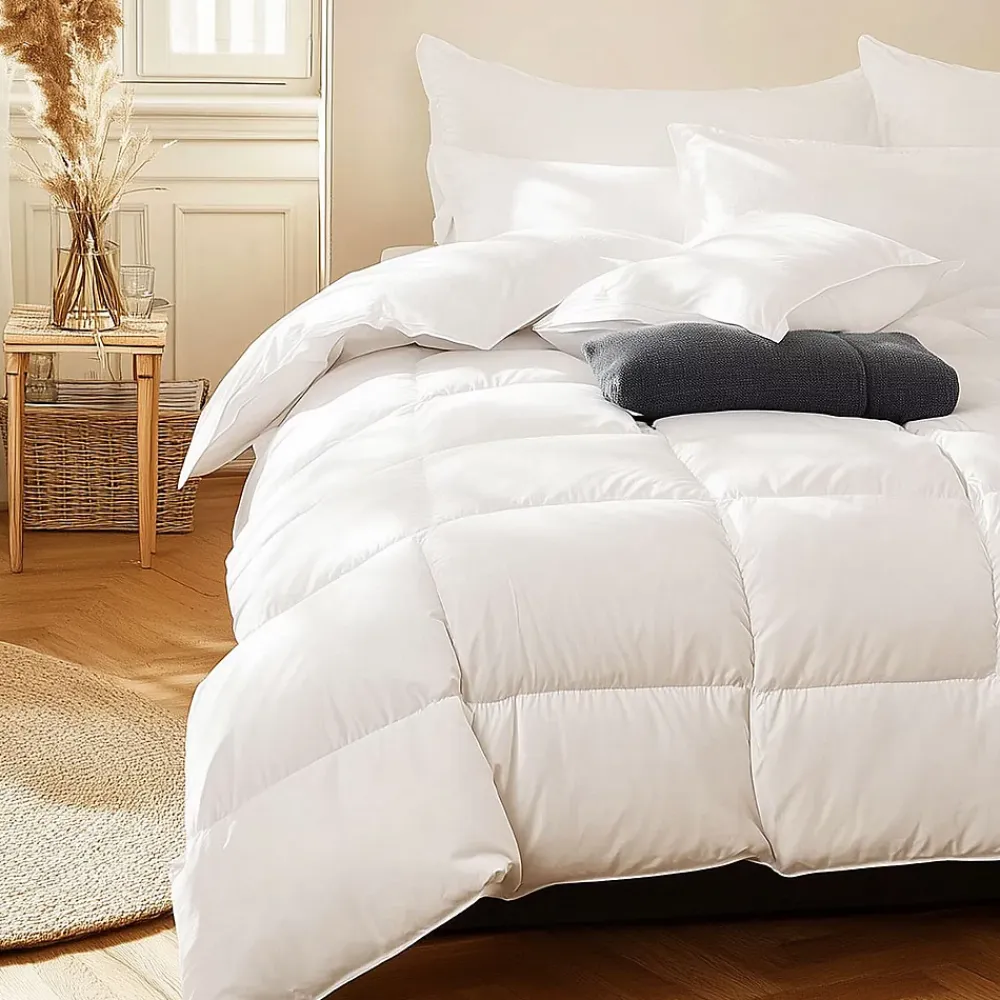 Sensei Maison Couette naturelle - Tempérée - 50% duvet 250 g/m² 140x200 cm AVORIAZ* Couette