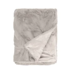 Sacasa Couette Plaid gris en Polyester 130x170 cm - Collection MINNOR -* Boutis, Couvre-Lit, Édredon