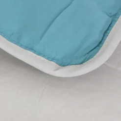 Couette été 140x200 cm COCOON BICOLORE Lac/Galet garnissage fibre polyester 200g/m2><noscript><img width=