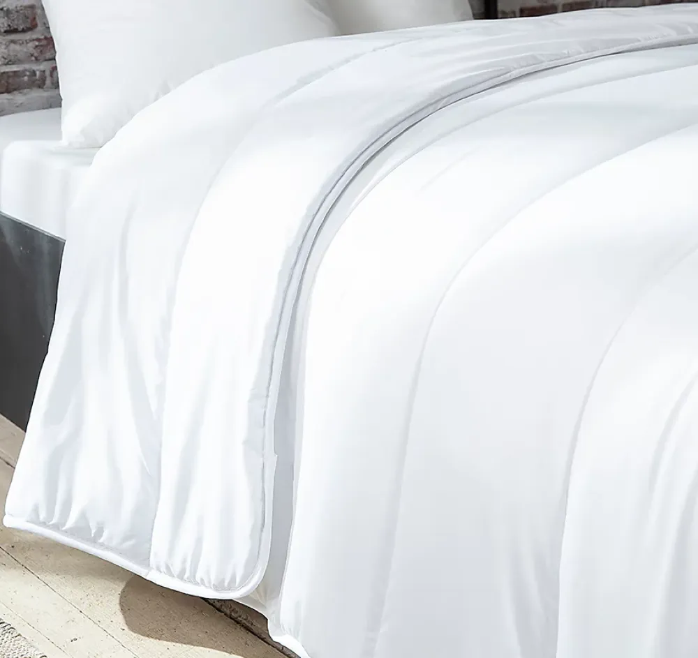 Abeil Couette tempérée 240 x 260 cm polyester microfibre blanc 300g/m²* Couette