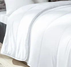 Abeil Couette tempérée 140 x 200 cm polyester microfibre blanc 300g/m²* Couette