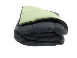 Mortreux Couette tempérée Bicolore Noir / vert - 2 personnes 220 x 240 - 12977-11* Couette
