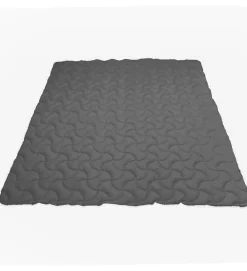 Couette tempérée Gris et blanc 300g 140 x 200 pour lit 1 place>Abeil Outlet