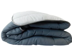 Mortreux Couette Tempérée Gris Foncé/gris Clair - 1 ou 2 Personnes 200 x 200 - 20726* Couette