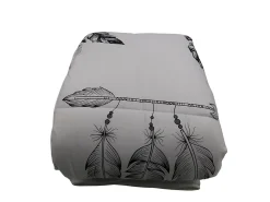 Couette tempérée imprimée attrape rêve noir - 1 ou 2 personnes 200 x 200 - 10742>Mortreux Clearance