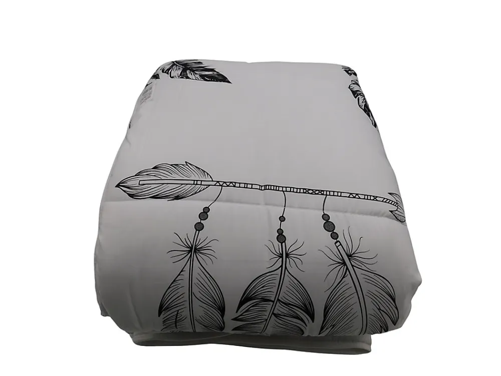Couette tempérée imprimée attrape rêve noir - 1 ou 2 personnes 200 x 200 - 10742>Mortreux Clearance