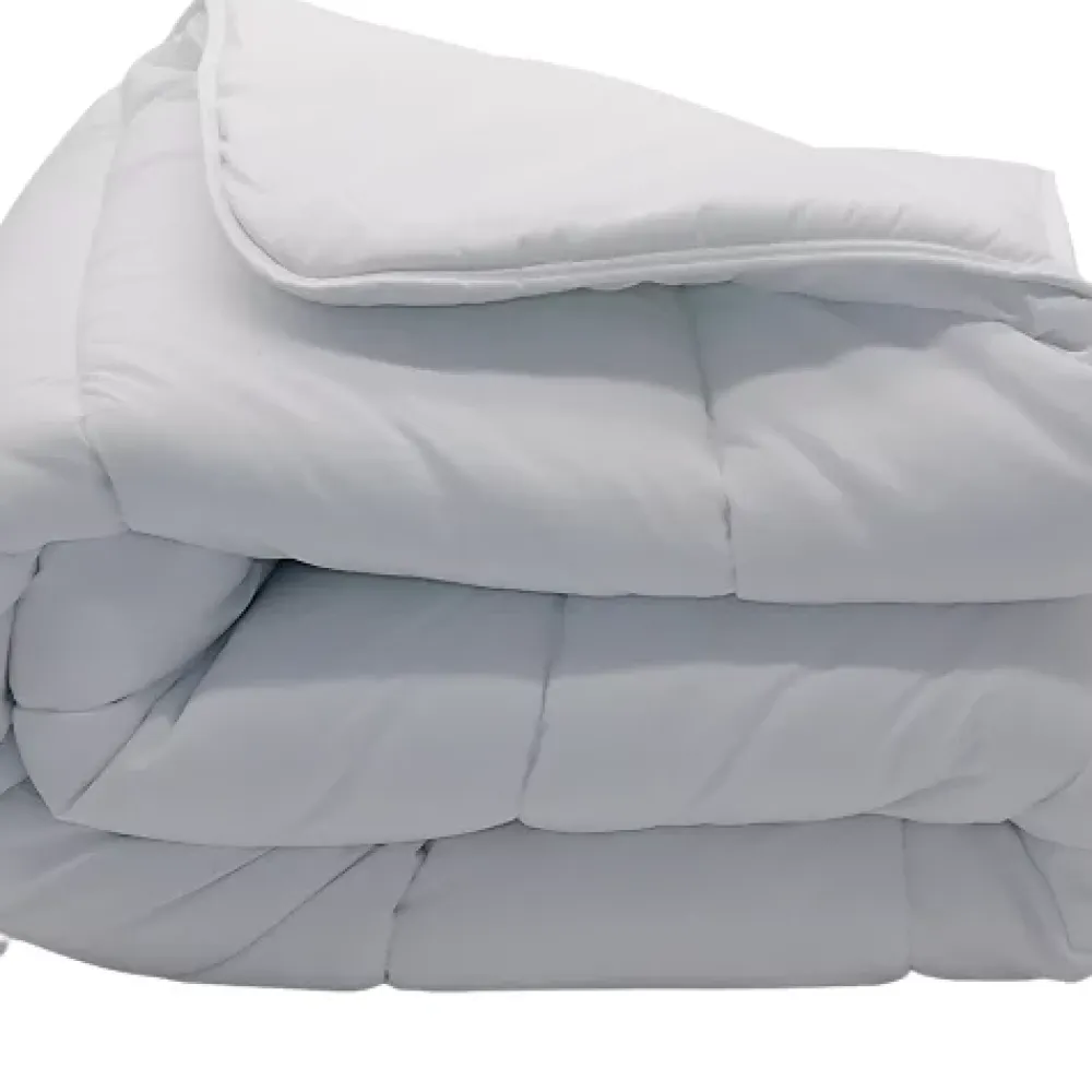 Mortreux Couette tempérée microfibre blanche - 1 personne 140 x 200 - 13064* Couette