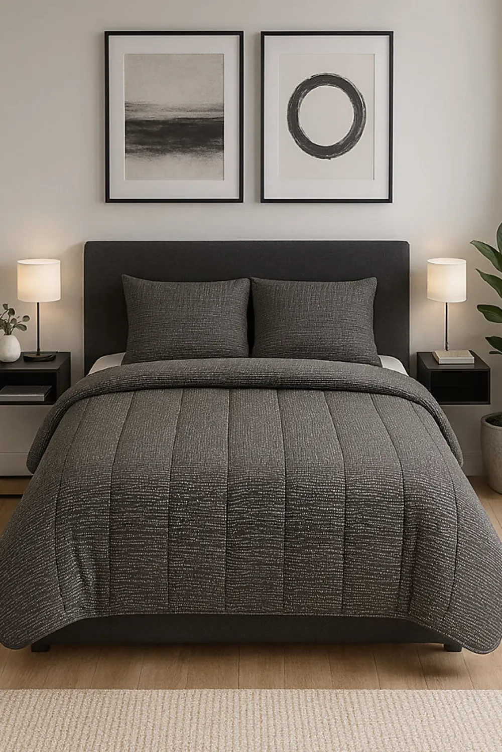 Couette tempérée Métal - 1 ou 2 personnes - 200 x 200 - 16015>Mortreux