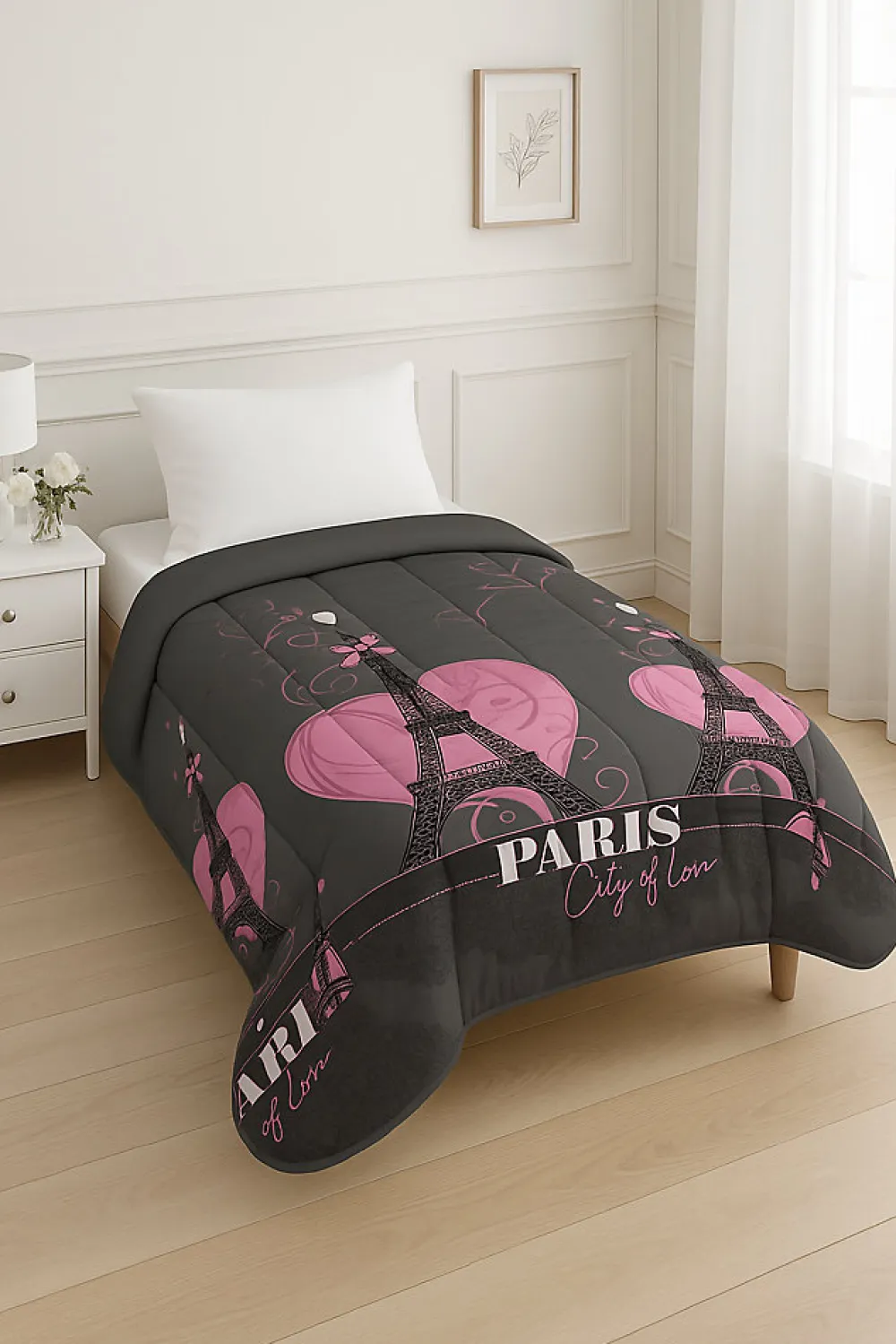 Couette tempérée Paris - 1 personne 140 x 200 - 20683>Mortreux Discount