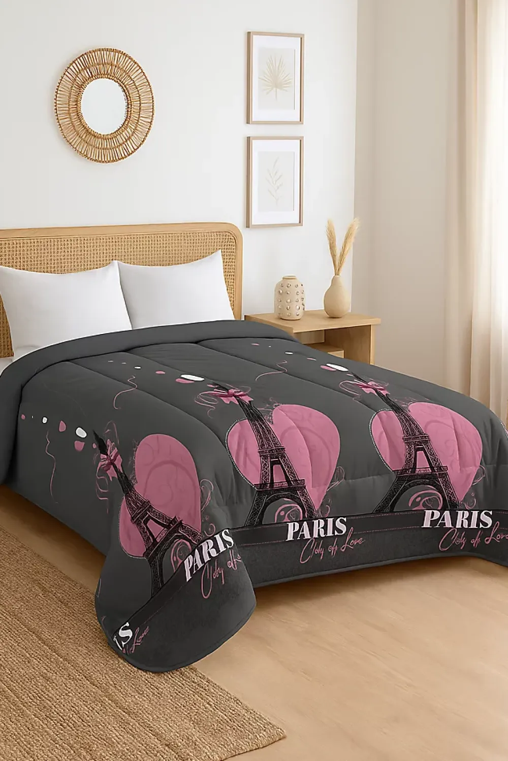 Mortreux Couette tempérée Paris - 1 ou 2 personnes 200 x 200 - 20684* Couette