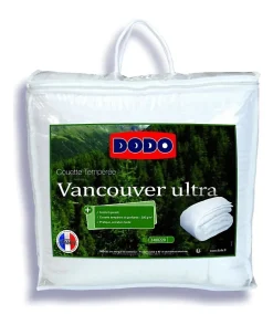 Couette tempérée Vancouver Ultra - 220 x 240 cm - 300gr/m² - Blanc ->Dodo Discount