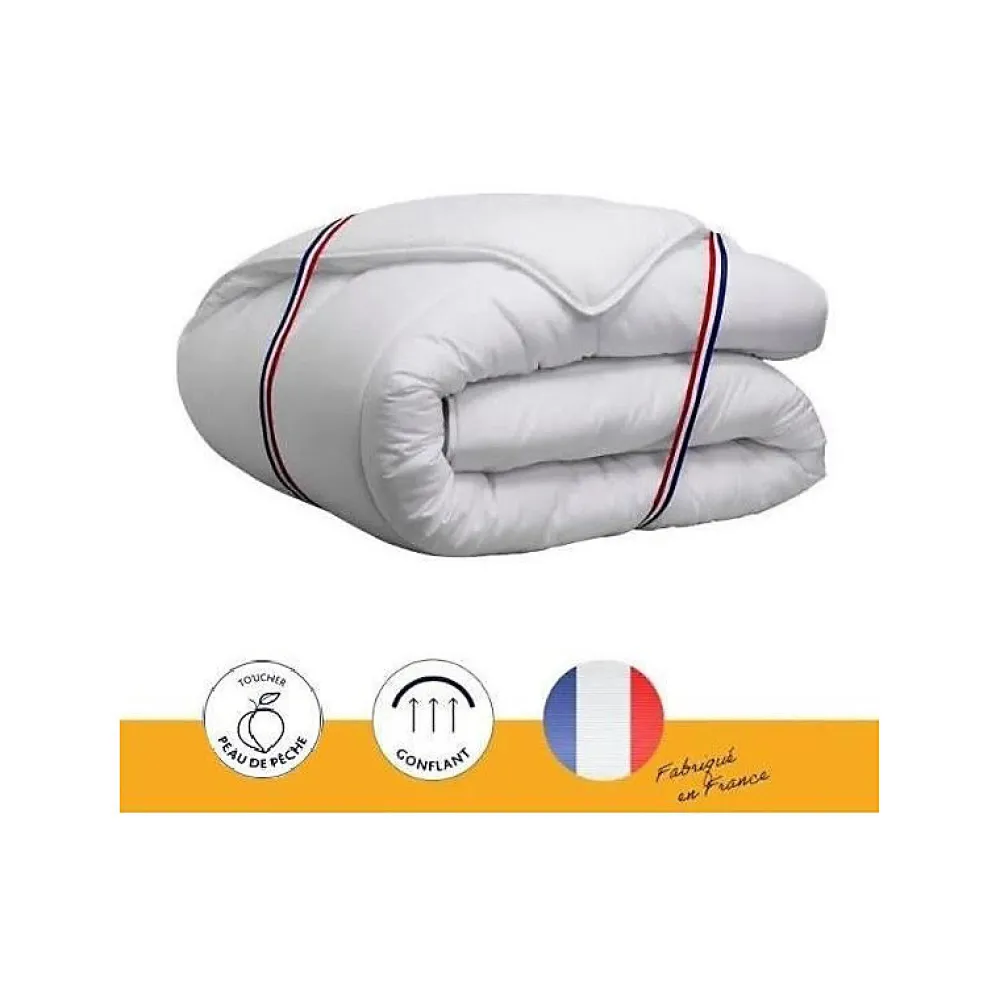 Couette tempérée Vancouver Ultra - 220 x 240 cm - 300gr/m² - Blanc ->Dodo Discount