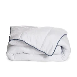 Couette Tempérée 200x200cm Garnissage 300g/m2>Bleu Calin Discount