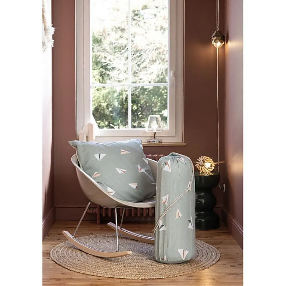 Couette toutes dimensions "Petits Papiers" Réversible 100% Coton / 57 Fils/cm² - - 140 x 200 cm pour lit 1 place>L'Effet Papillon Outlet
