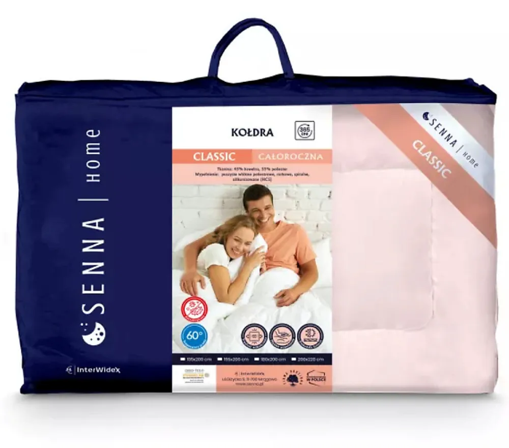 Couette toutes saisons 200x220 CLASSIC, Rose>Senna Home Hot
