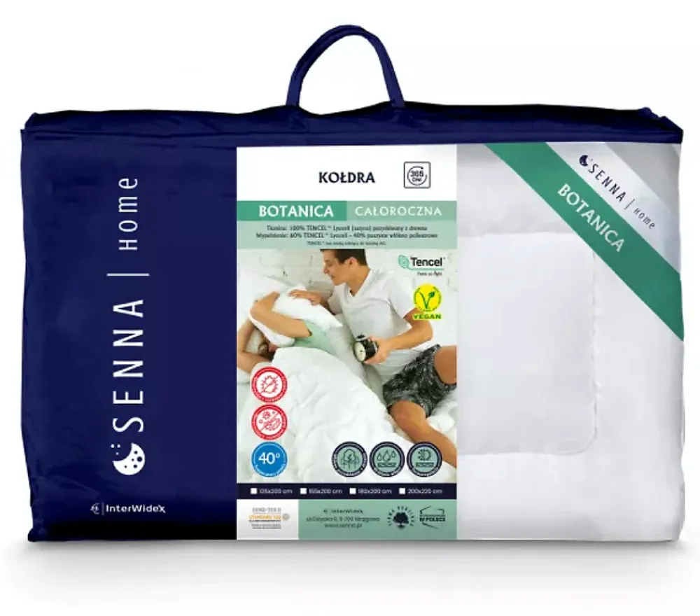 Couette toutes saisons 135x200 BOTANICA Blanc>Senna Home Discount