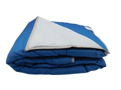 Mortreux Couette ultra légère Bleu Pétrole / Bleu ciel - 2personnes 220x240 - 14032-6* Couette