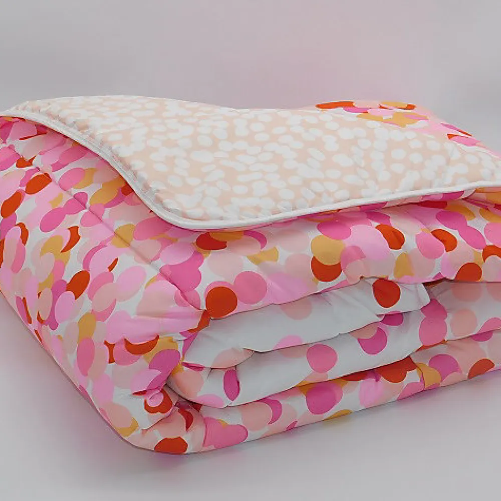 Couette Ultra Légère Imprimée Confetti/pois - 1 Personne 140x200 - 10549>Mortreux Best