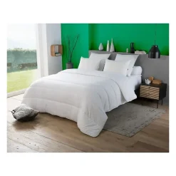 Couette Victoria 220x240 cm - - temperée - garnissage 100% Polyester - 2 personnes - blanc>Dodo New