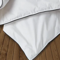 Couette 220x240 CM AELA blanche en plume d'oie anti acarien 500 gr><noscript><img width=