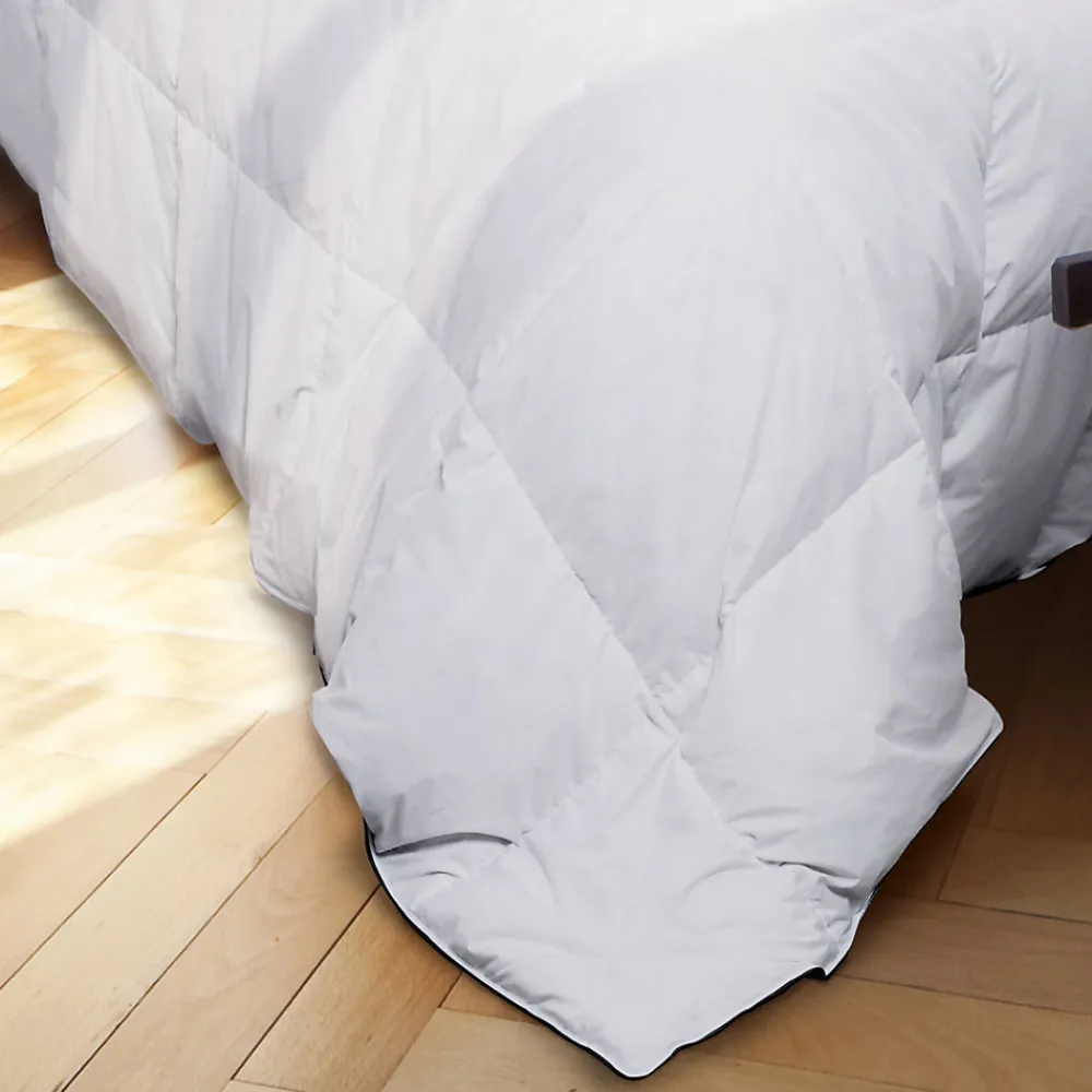 Couette 220x240 CM AELA blanche en plume d'oie anti acarien 500 gr>IDMarket Sale