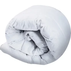 Couette 220x240 CM AELA blanche en plume d'oie anti acarien 500 gr><noscript><img width=