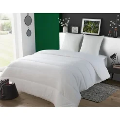 Dodo Couette 140x200 cm ALoe - Tempérée - 300G/m² - Couette 1 personne - Douce et Confortable - Blanc* Couette