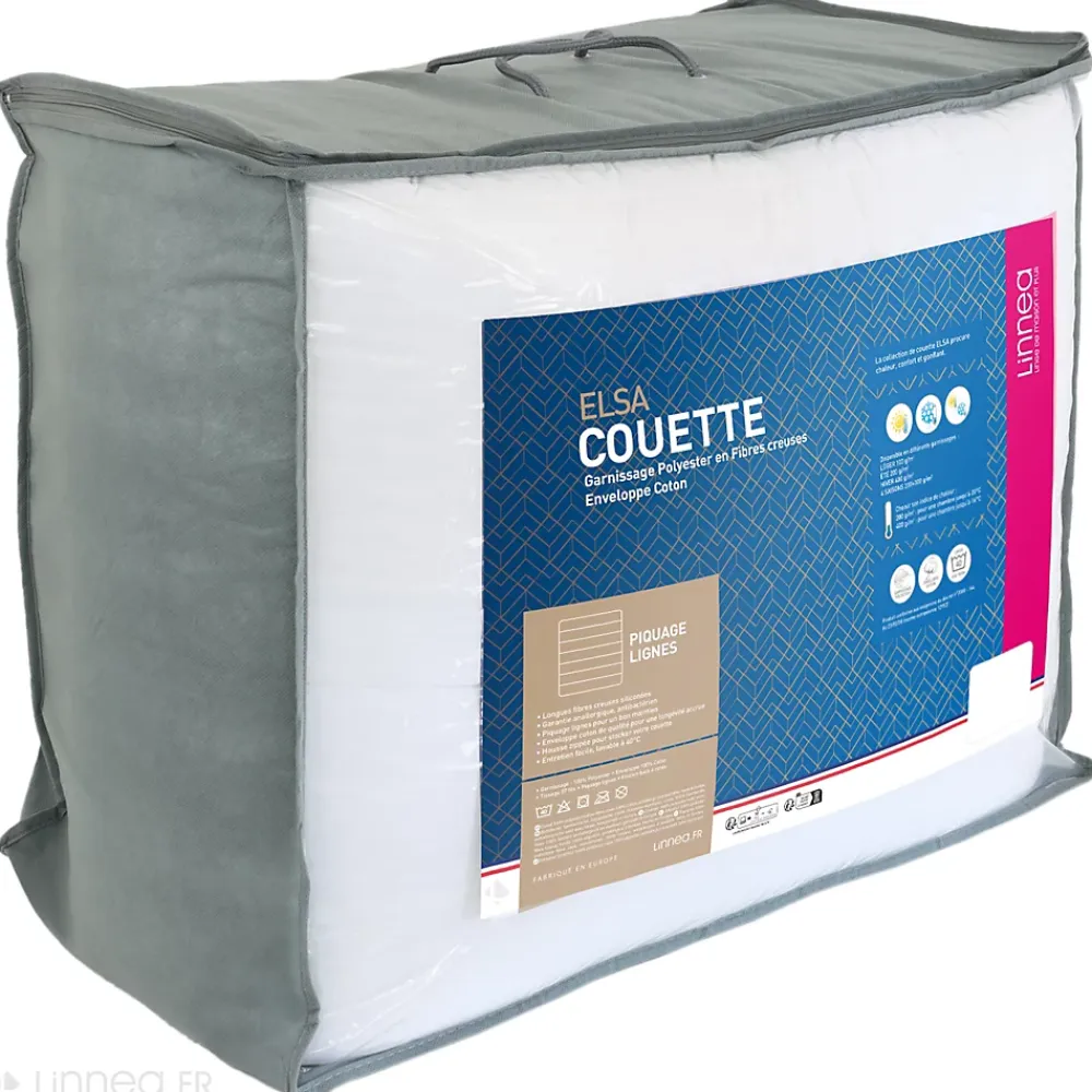 Linnea Couette 300x240 cm hiver ELSA garnissage fibre polyester 400g/m2* Couette