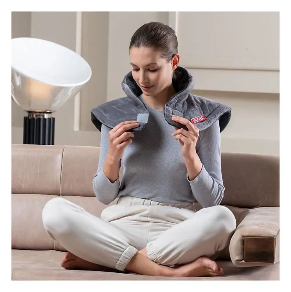 Coussin Chauffant - - Cervical - Tissu Hypoallergénique - 5 Températures - Lavable en Machine>Imetec Discount
