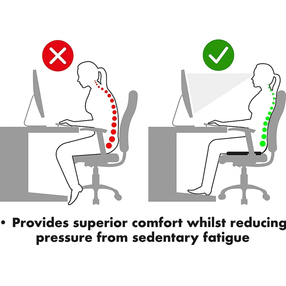 Aidapt Coussin de soutien en gel frais - VM937A - housse antidérapante, Utilisation en voyage, bureau* Couette