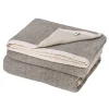 Couverture 100% Laine Toison DOr 180 x 240 taupe naturel>Toison d'Or Clearance