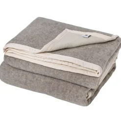 Linnea Couverture 100% pur laine vierge 220x240 cm PASTORALE blanchie* Couverture