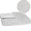 Couverture - - 150x200 cm - Polyester 100% - Gris clair - Douce et chaude>Springos Clearance