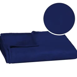 Couverture - - 200x220 cm - Bleu royal - 100% polyester - Douce et chaude>Springos Outlet