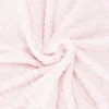 Springos Couverture - - Zigzag - 130 x 180 cm - Rose pastel - Douce et chaude* Couverture