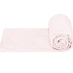 Springos Couverture - - Zigzag - 130 x 180 cm - Rose pastel - Douce et chaude* Couverture