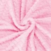Springos Couverture - - Zigzag - 130 x 180 cm - Polyester - Rose bébé* Couverture