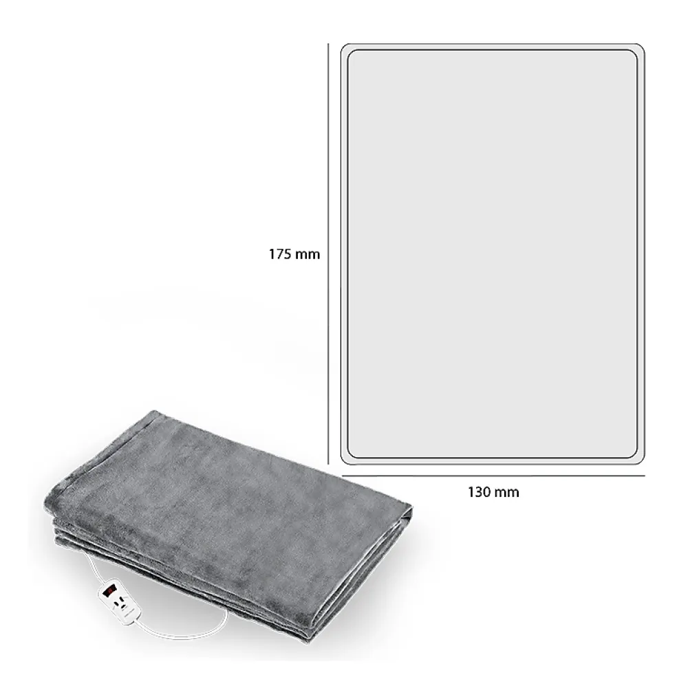 Proficare Couverture chauffante PC-WZD 3061 Gris* Couverture