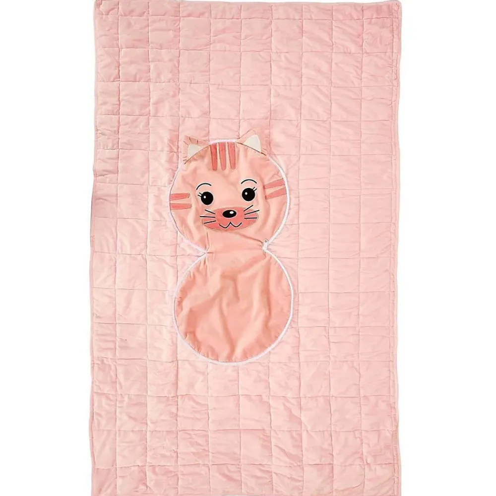 The Home Deco Factory Couverture convertible Chat 110x150* Couverture