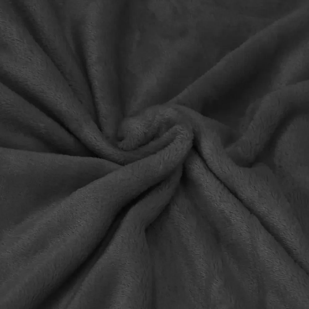 Couverture Couvre-lit Salon 200x220 cm - Moelleux et Doux - Graphite>Springos Clearance