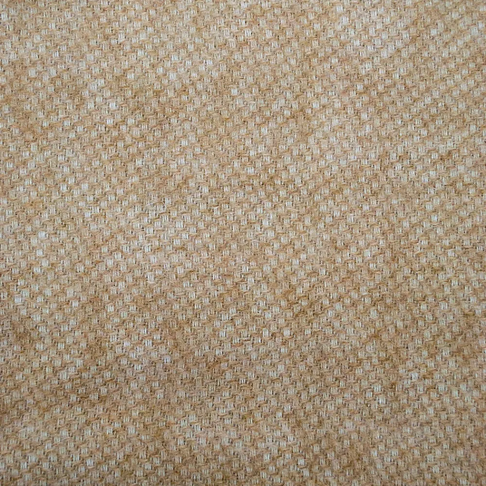 Couverture en laine mélangée 240x260 cm OSLOO beige lin>Linnea Discount