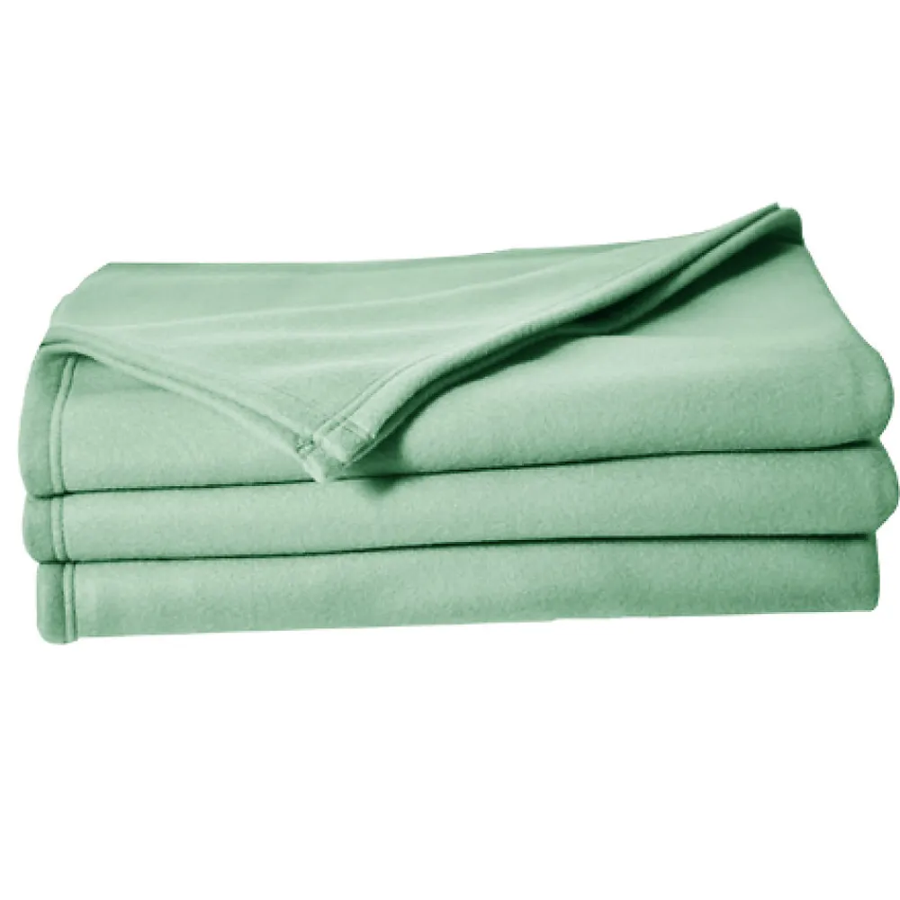 Couverture en polaire unie (240x260 cm - Vert tilleul)> Sale