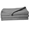 Couverture en polaire unie (240x260 cm - Argent)> Best
