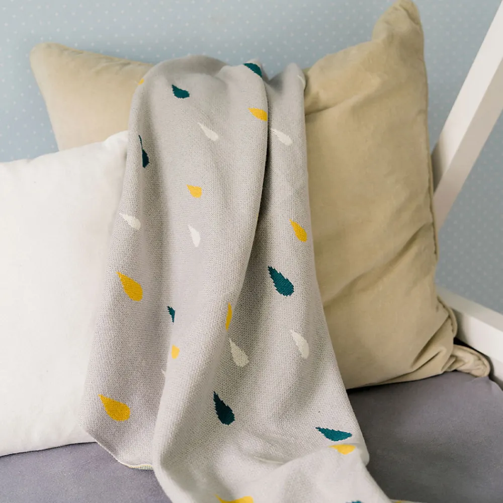 Couverture enfant gouttes 100 x 80 cm>Kindsgut Hot
