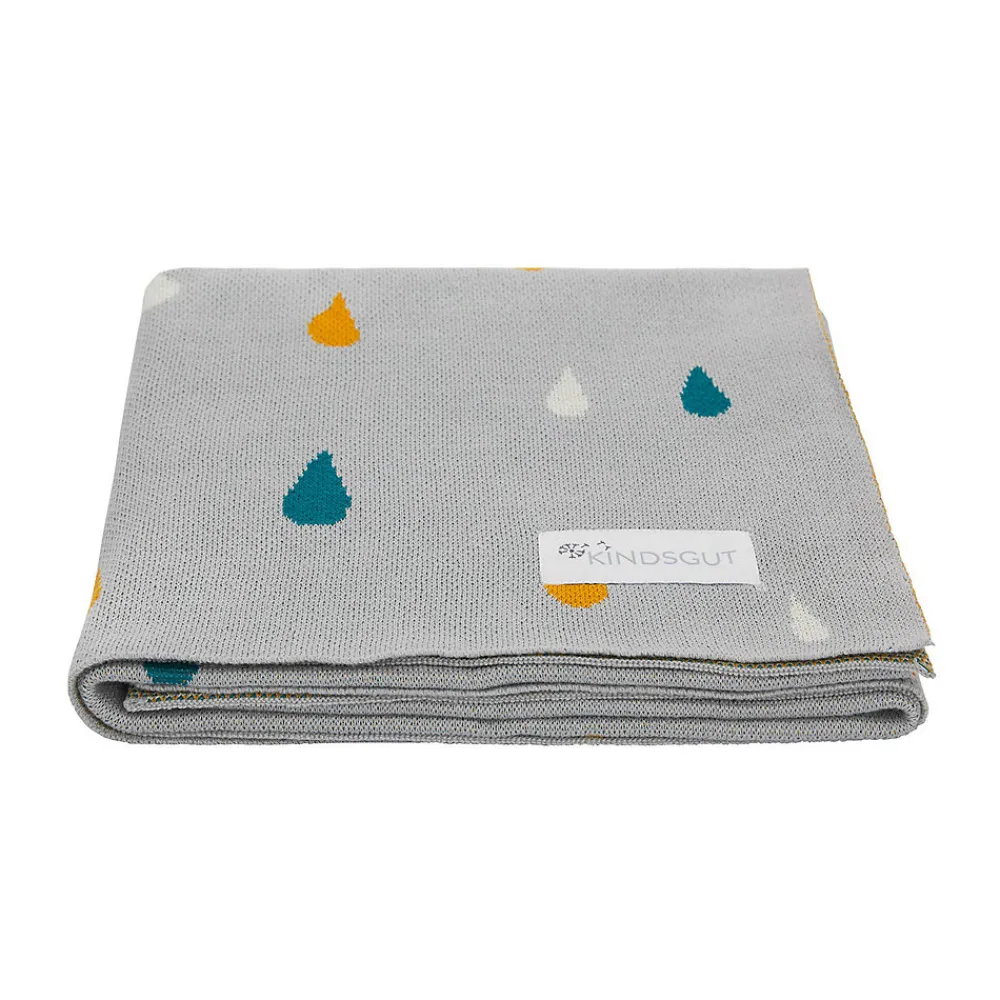Couverture enfant gouttes 100 x 80 cm>Kindsgut Hot