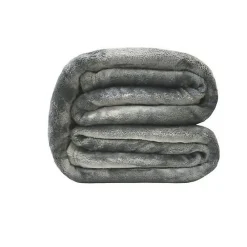 Couverture microflanelle 220x240 cm gris><noscript><img width=