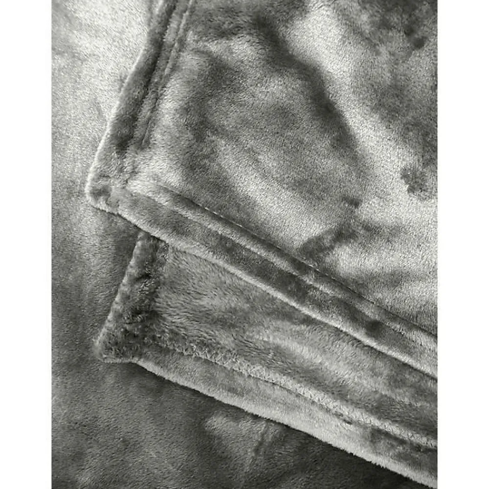 Couverture microflanelle 220x240 cm gris>Toison d'Or