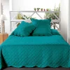 Couverture molletonné surpiquage graphique (180x240 cm - Turquoise)>Linder Clearance