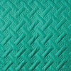 Linder Couverture molletonné surpiquage graphique (150x150 cm - Vert)* Couverture